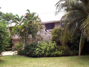 Exterior of Sanibel vacation home #1 with pool