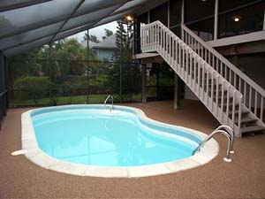 Pool of Sanibel vacation rental Home #1
