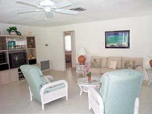 Living room of Sanibel vacation rental Home #2