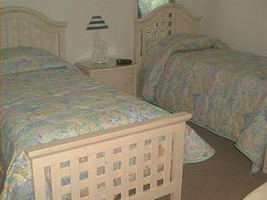 Twin bedroom of Sanibel vacation rental Home #3