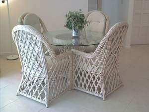Dining area of Home #5, a Sanibel Island vacation rental