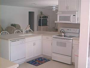 Kitchen of Home #5, a Sanibel Island vacation rental