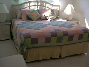King bedroom of Home #6 Sanibel vacation rental
