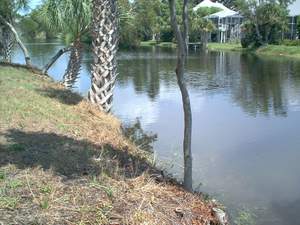 West lake view from Sanibel vacation rental Home #6