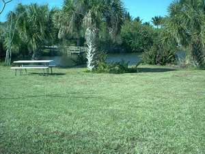 Lake behind home #1 on Sanibel